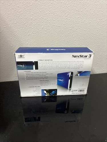 Vantec NexStar3 Hard Drive Enclosure - 3.5" IDE to USB 2.0 NST-360U2-BL - Picture 3 of 4