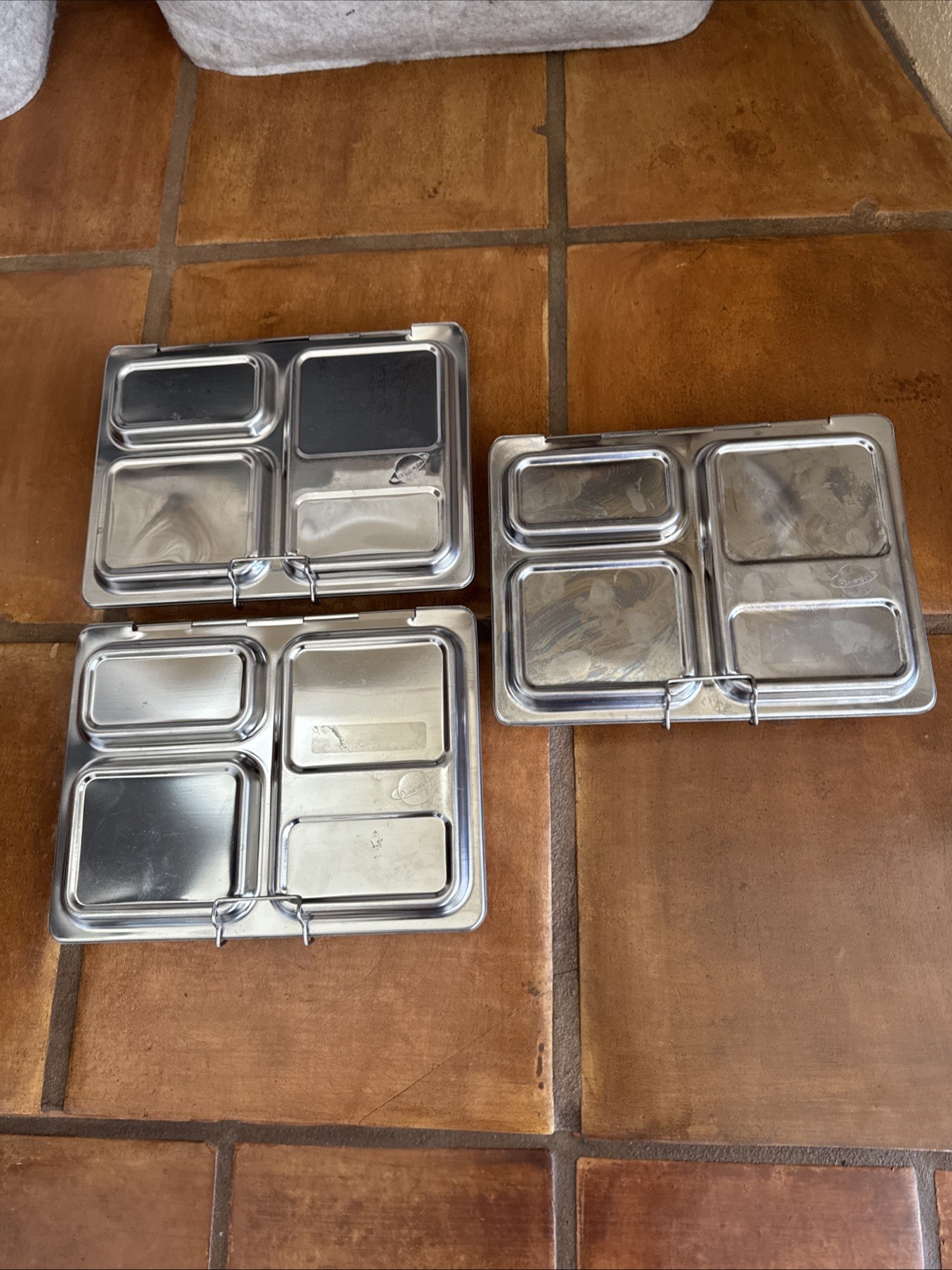 Launch Stainless Steel 3-compartment Deep Bento Lunch Box