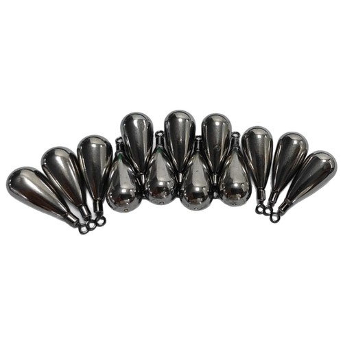  Paquet de 10 gouttes de larme en tungstène poids basse finesse pêche goutte sans plomb 1,3 g-21 g - Photo 2/34