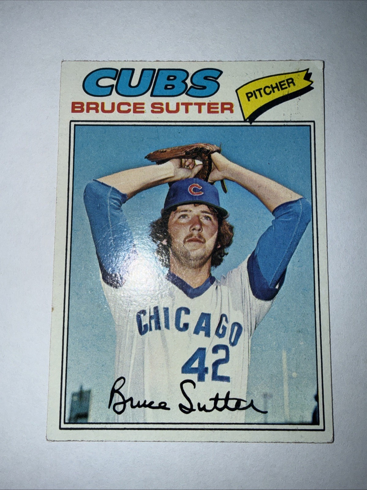 Bruce Sutter #144 Baseball Cards 1977 Topps trading card — raw and PSA graded price guide