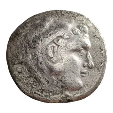 Pamphylia Perge Alexander the Great Silver Tetradrachm 194/3 BC Dated CY 26 12U