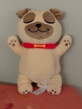 Puppy Dog Pals Rolly Plush 13" Disney Store Cuddleez Squishy Soft Brown Pug Dog