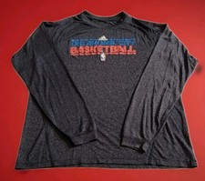 Adidas Oklahoma City Basketball Sweater Men's L Heather Gray Pullover