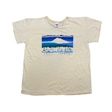 Vintage 90s Friday harbor graphic Tee Washington XL USA made shirt sailboats