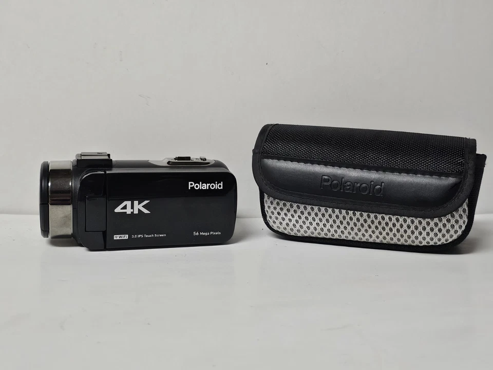 Polaroid 4K 18X Zoom Touch Screen Wi-Fi Camcorder w/ Battery SD Card, & Case - Image 2 of 4