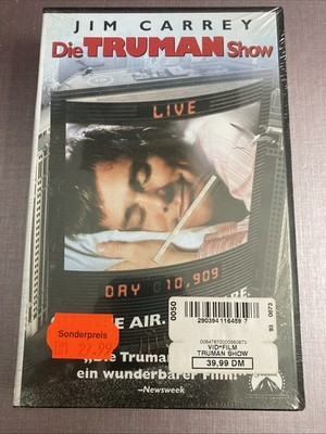 Die Truman Show - Jim Carrey - VHS Kassette - uncut