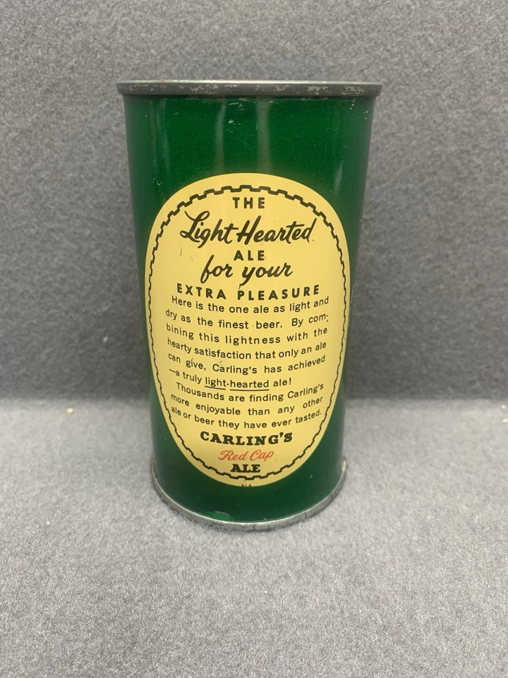 Carling Red Cap Ale, FT TO, lata vacía sólida (gran forma) ático encontrar Foto 4 de 4