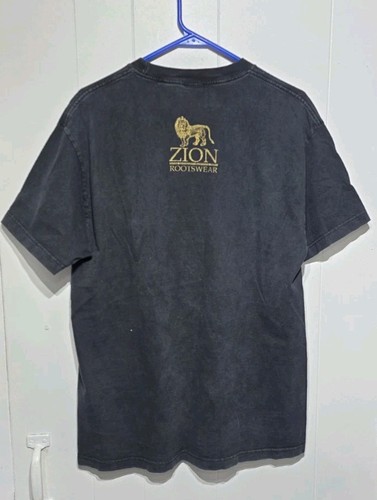 Vintage Bob Marley T Shirt Men’s Size Medium Zion Rootswear Soul Rebel Legend - Picture 6 of 8