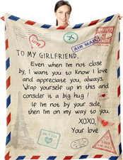 Romantic 60"x50" Blanket - Perfect Gift for Girlfriend's Birthday or Anniversary