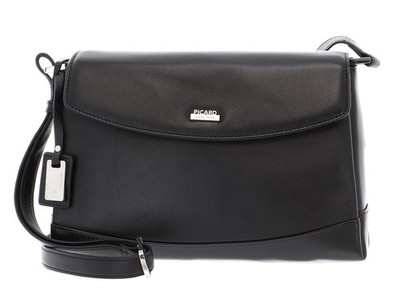 PICARD Really Shoulder Bag M Schultertasche Umhängetasche Tasche Black schwarz