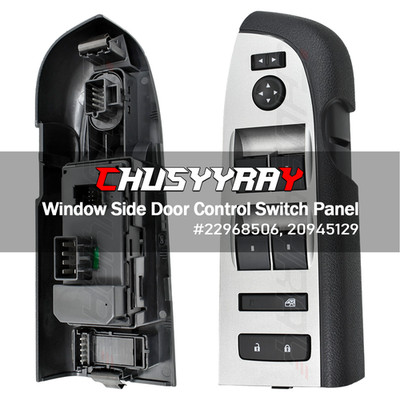 Window Master Switch 22968506 Bezel Mirror & Lock for GMC/Sierra 2010-2013 3500