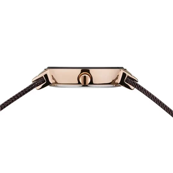 Reloj Bering Mujer Clásico Acero Inoxidable Marrón Malla Milanesa, 24m 10124-265 Foto 3 de 4