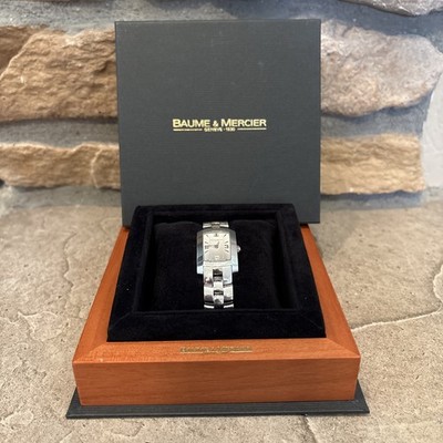 Baume & Mercier Geneve Hampton 1830 Steel 30m Quartz XL Ladies Watch (With Box)