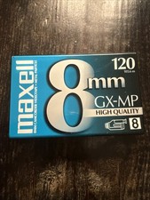 Maxell 8mm Gx-mp High Quality 120 Camcorder Video Cassette Tapes - 281010