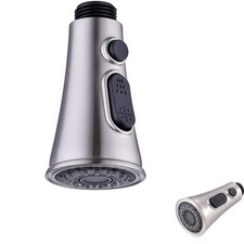 Küchenarmatur Ersatz Brausekopf, Geschirrbrause, Wasserhahn, Chrom, 2 Strahla...