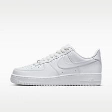 Nike Air Force 1  07 Triple White Low Top Sneakers Women  s