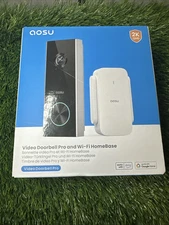 Aosu V8P1AX11 Video Doorbell Pro and Wifi Home Base Space Gray New