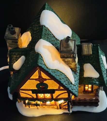 Department 56 Dickens' Village Leacock Poulterer #58303 Ritirato 1997 In Scatola - Foto 10 di 13