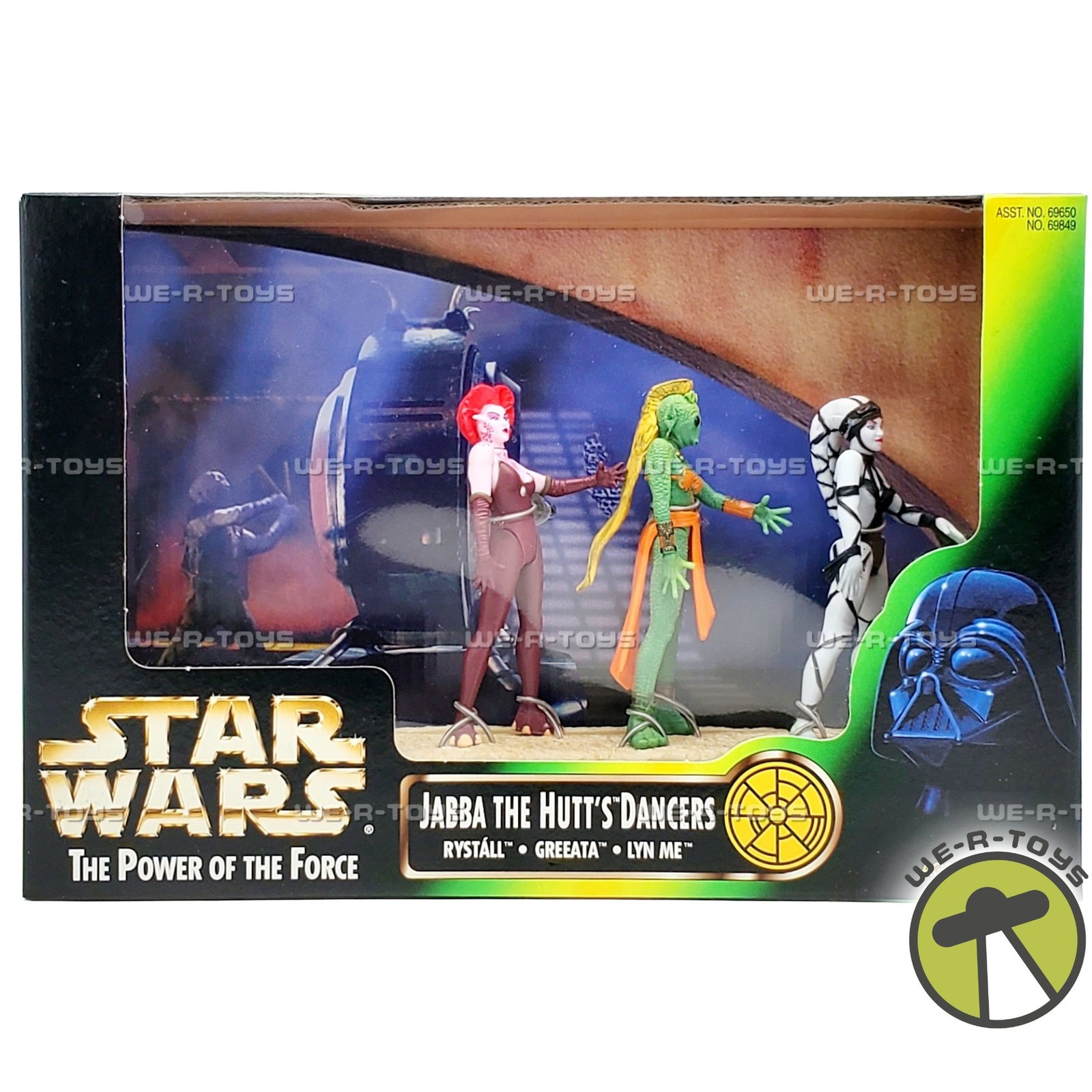 Star Wars the Power of the Force Jabba the Hutt's Dancers Action Figure 3-Pack