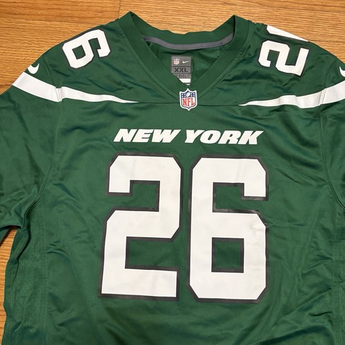 NIKE DRY NFL ON FIELD LE'VEON BELL #26 NEW YORK JETS GREEN JERSEY MEN'S XXL - Picture 3 of 6