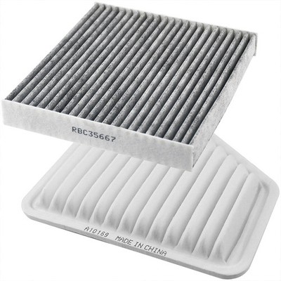 For Venza Corolla Matrix Vibe Rav4 Scion tC Engine & Cabin Air Filter A12