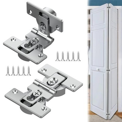 Pisman Bifold Cabinet Door Hinge,180 Degree Adjustable Bifold Door Hardware w...