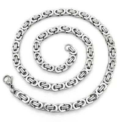 Block Chain Bracelet - 8.5'' Stainless Steel Bracelet