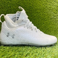 Under Armour Spotlight Lux MC 2.0 Mens Size 10 White Running Football Cleats