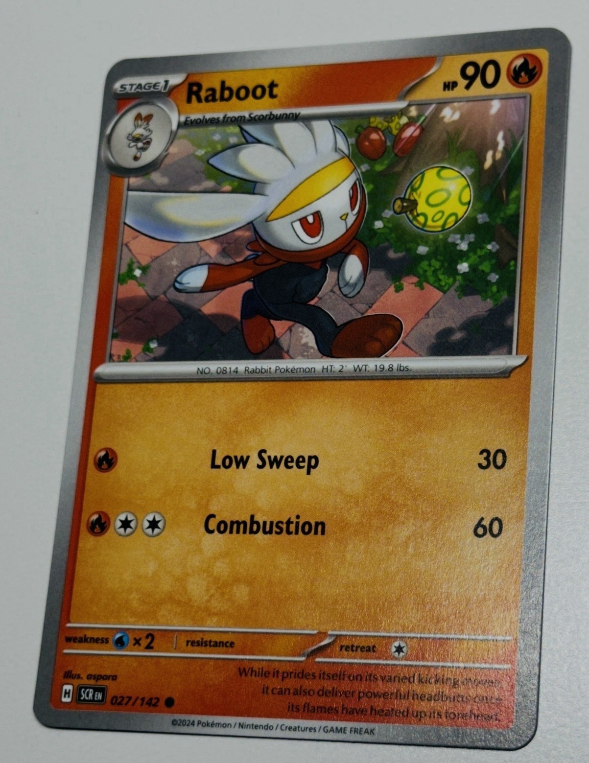 Raboot - 027/142 - Common - Near Mint Stellar Crown Fast Shipping