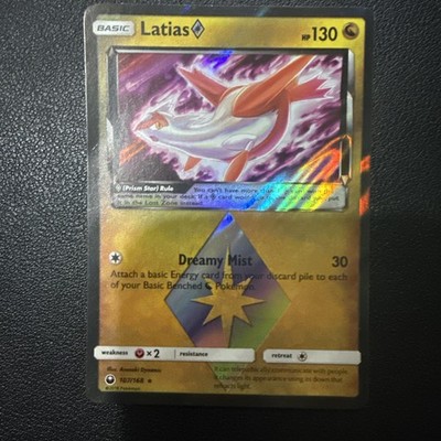 Latias Prism Star 107/168 LP/NM Holo Celestial Storm Pokemon Card