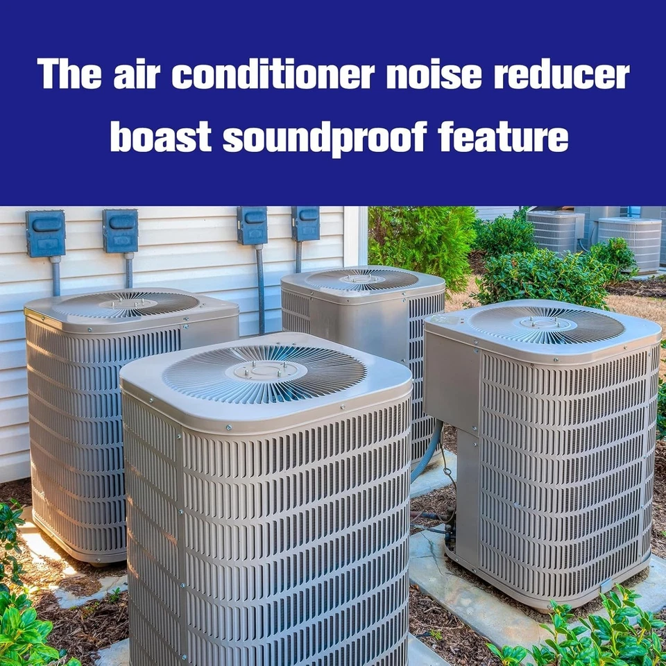 Air Conditioner Compressor Sound Blanket 10 x 10 x 19 Inches Heavy Duty Gray Ac - Image 2 of 4