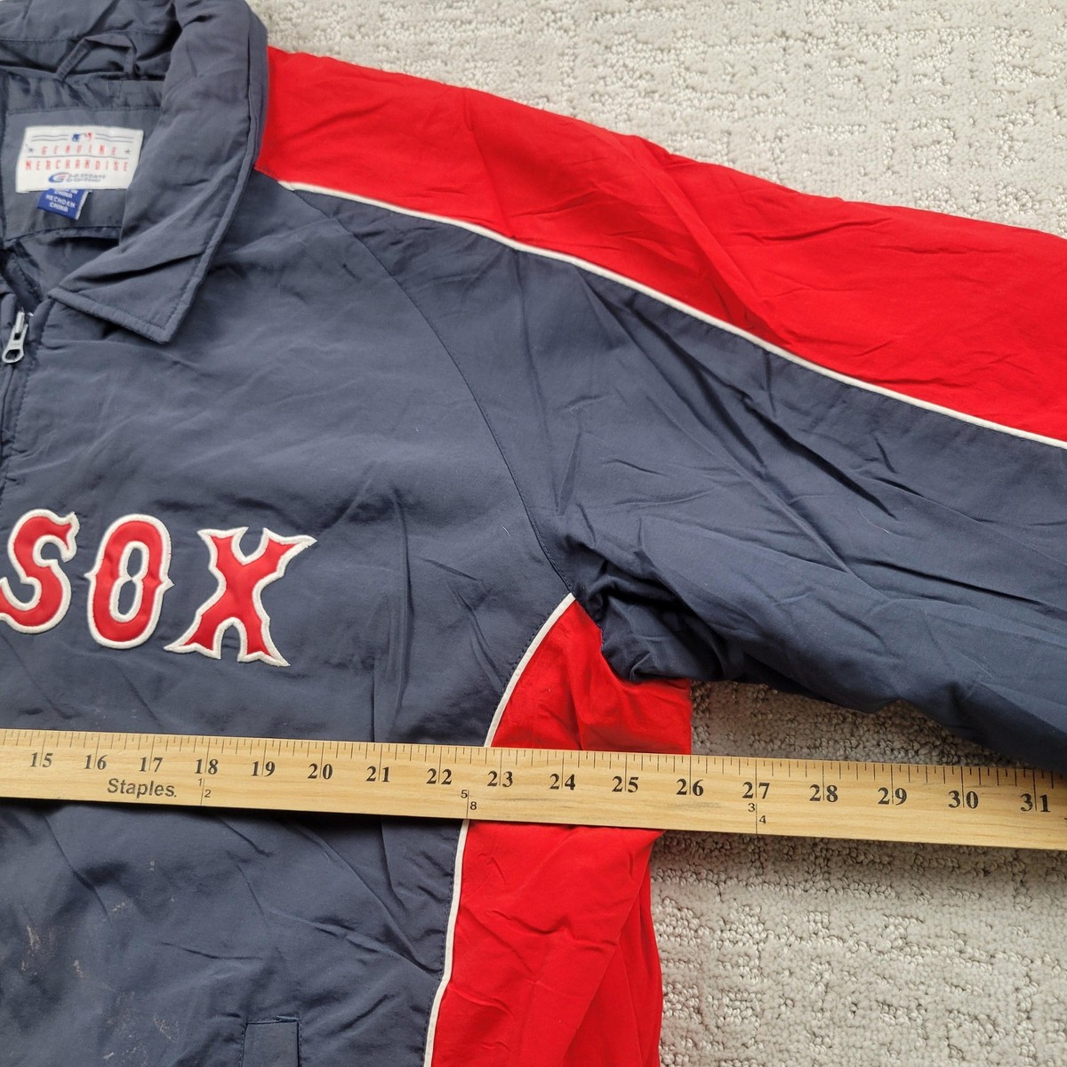 Boston Red Sox Jacket Mens L Blue MLB Baseball G-III Sports By