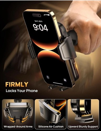 Car CD Slot Phone Holder Mount Van Truck Stand Fixed Smartphones Cradle 360° - Afbeelding 7 van 22