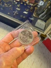 1982 ENGELHARD PROSPECTOR ROUND -SHARP 1 TROY OZ. 999+ SILVER-FACTORY-SEALED