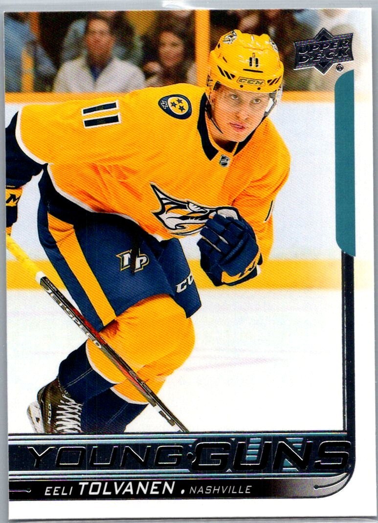 2018-19 Upper Deck - Young Guns Eeli Tolvanen #217 (RC)