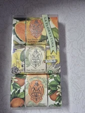 3 Pack Bar Soap LA FLORENTINA Made In ITALY CITRUS LAVENDER ORANGE NEW