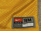 Nike Iowa Hawkeyes Sewn 18 Months #1 Gold Baby Toddler Jersey NWOT Rare Vintage — photo 2