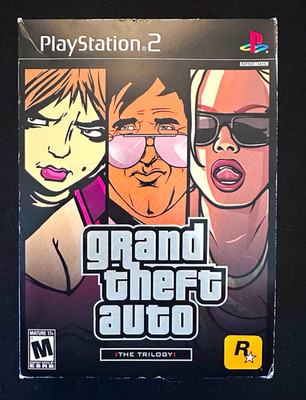Grand Theft Auto The Trilogy PS2 GTA III Vice City SEALED San Andreas Complete