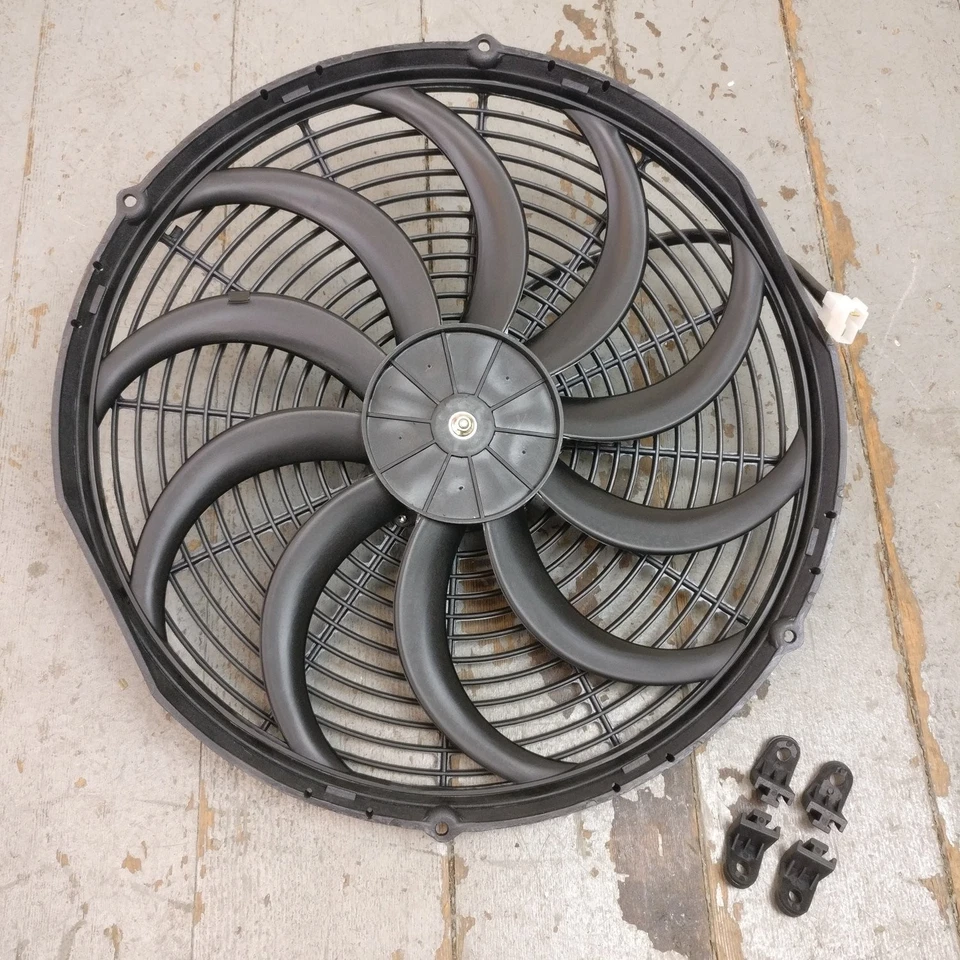 1939 Ford 1/2 тонны пикап 16 дюймов супер обязанность радиатор вентилятор охлаждения 3000cfm - Изображение 2 из 4