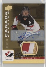 2017 Team Canada Juniors Premium Materials 126/199 Rebecca Johnston #28 Auto x1d