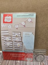 Stampin' UP BANNER SURPRISE PAPER PUMPKIN KIT JUNE 2016 includes STAMP SET