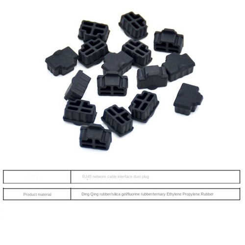 Rj45 Bouchon -PoussièRe en Silicone Cache -PoussièRe Capuchon Routeur Commu9402 - Photo 4/8
