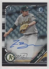 2019 Bowman Draft Chrome Pick Black Refractor 45/75 Tyler Baum #CDA-TB Auto u6m