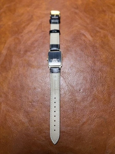 SEIKO SPIRIT Square Tank Watch 90s Manual Wind Rare Used - Picture 3 of 3