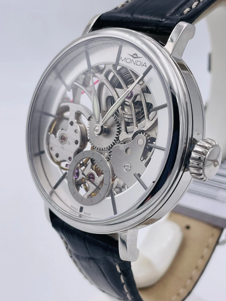 Orologio Mondia Swiss Carica Scheletrato 43mm MS6848 Zaffiro Scontatissimo Nuovo - Image 2 of 4