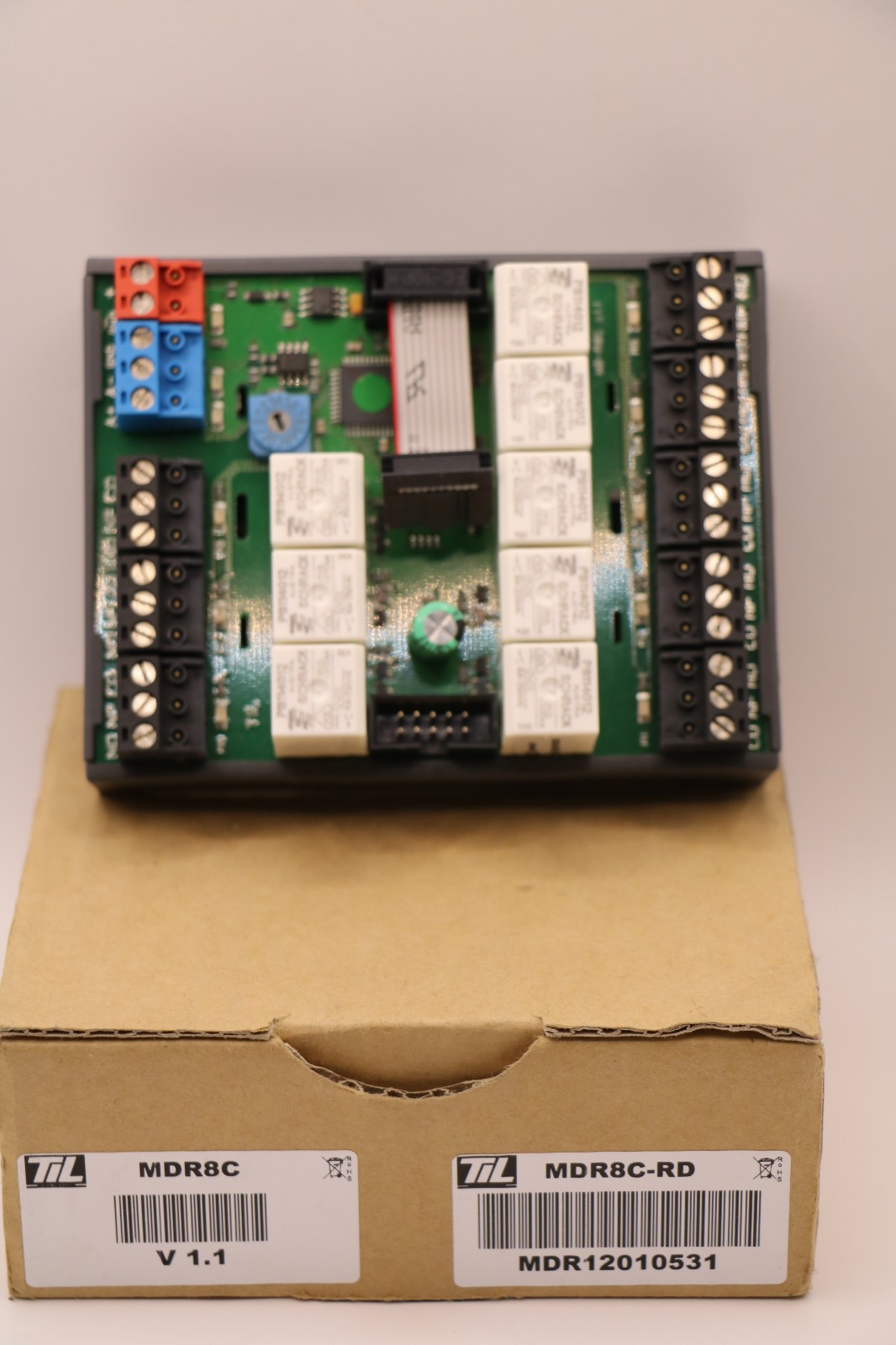 TIL MDR8C Modules électroniques déporté 8 sorties relais pour bus UTiL