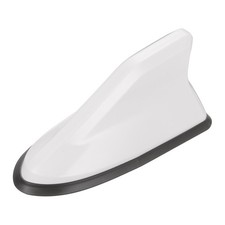 Car Shark Fin Antenna Cover 6.5"x2.6" Automotive Roof Antenna Caps, White