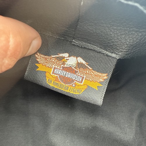 DE COLECCIÓN HARLEY DAVIDSON BIKERS CAPITÁN SOMBRERO GORRA CON BANDERA AMERICANA PIN TALLA M - Imagen 9 de 11