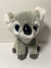 TY Beanie VelveTY Kookoo Gray Koala 6" Plush Blue Glitter Eyes 2018