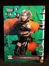 Kairi Sane 2025 Topps Chrome WWE Cactus Jack GREEN REFRACTOR /99 #19